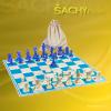 Chess sets  Staunton  blue 3.75 inch