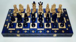 Šachy Ambasador de lux modré